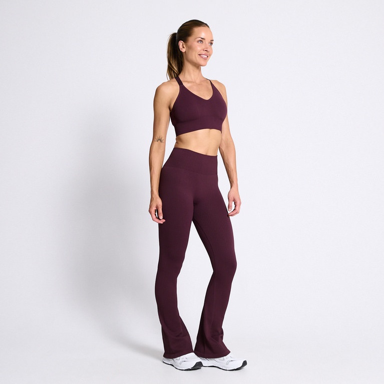 Sports bra "Active Bra" Aubergine